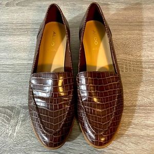 Genuine leather mule